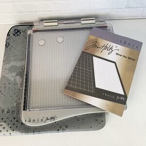 Tonic Studios Tim Holtz Stamp Platform With Storage Cover Discontinued